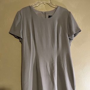 Grey shirt sleeve dress